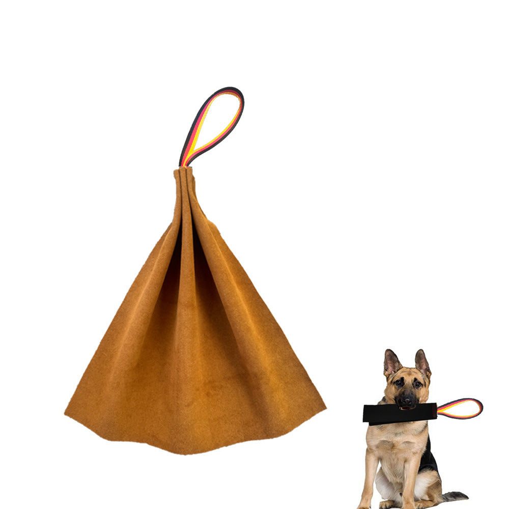 Leather Bite Training Tug Pad
