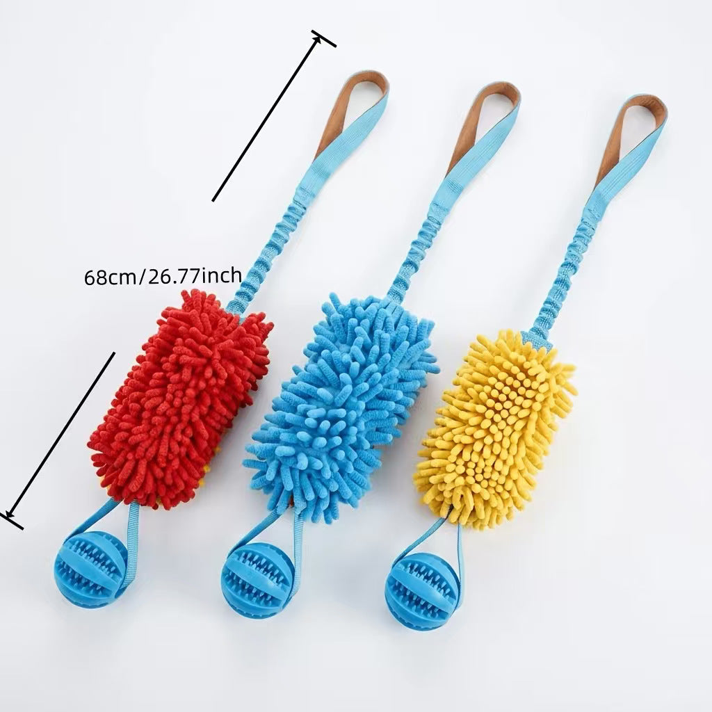 Plush Rope Squeaker Toy