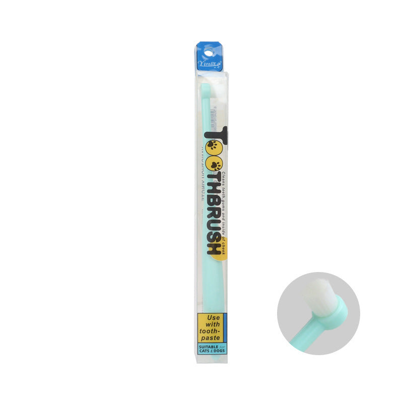 360° Soft-Bristle Pet Toothbrush