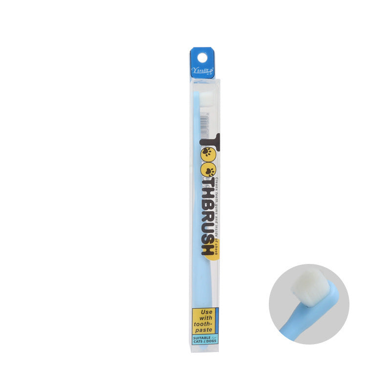 360° Soft-Bristle Pet Toothbrush