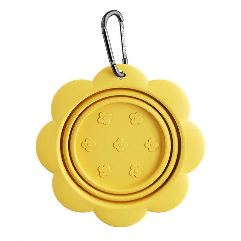 Collapsible Silicone Dog Travel Bowl