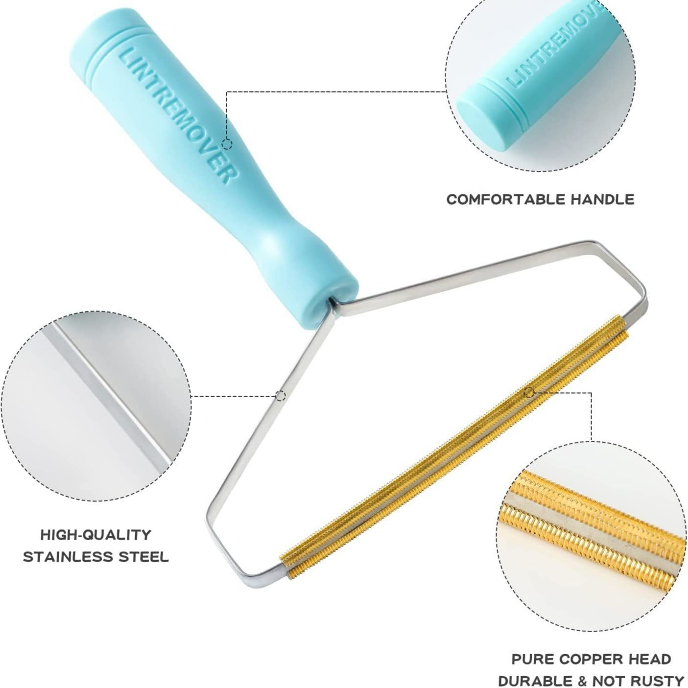 Reusable Pet Hair Remover for Fabrics & Carpets