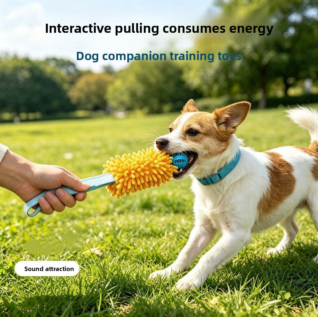 Plush Rope Squeaker Toy