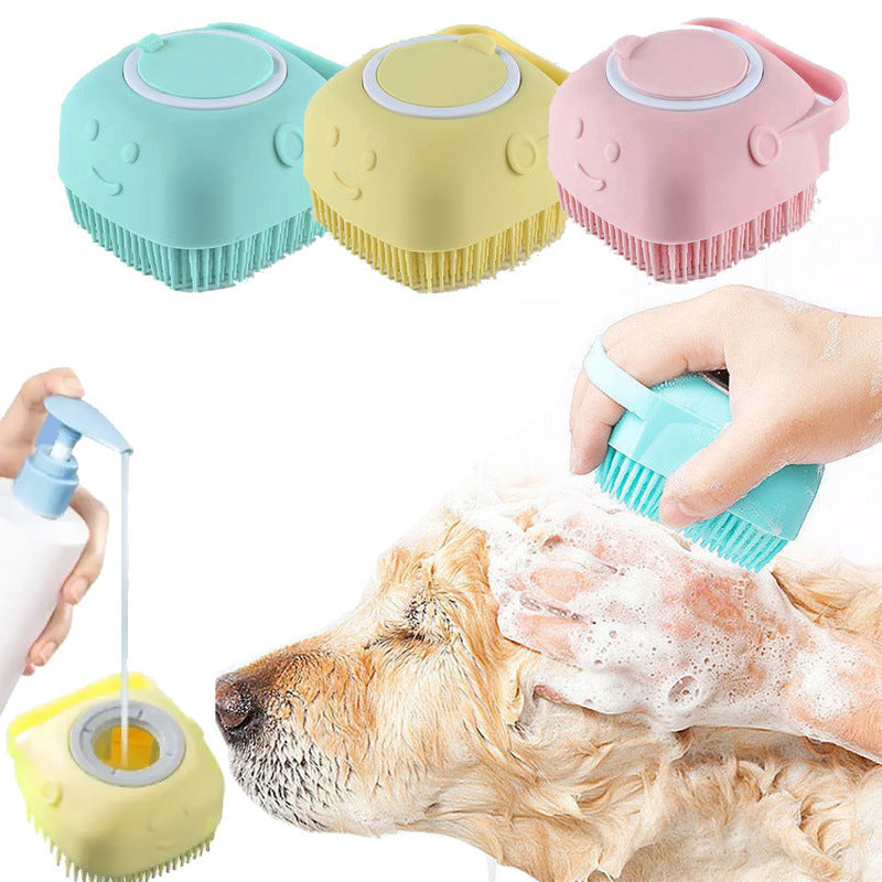 Silicone Pet Bath Massage Brush