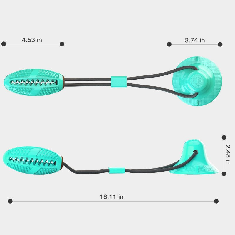Suction-Cup Tug & Treat Ball