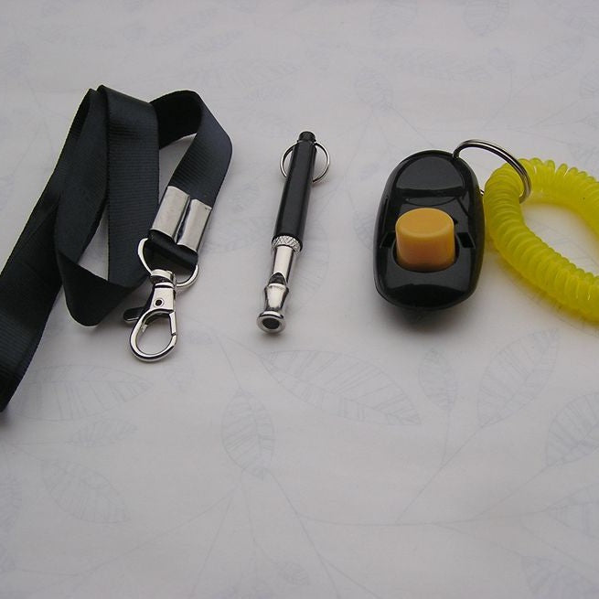 Whistle & Clicker Dog Training Set