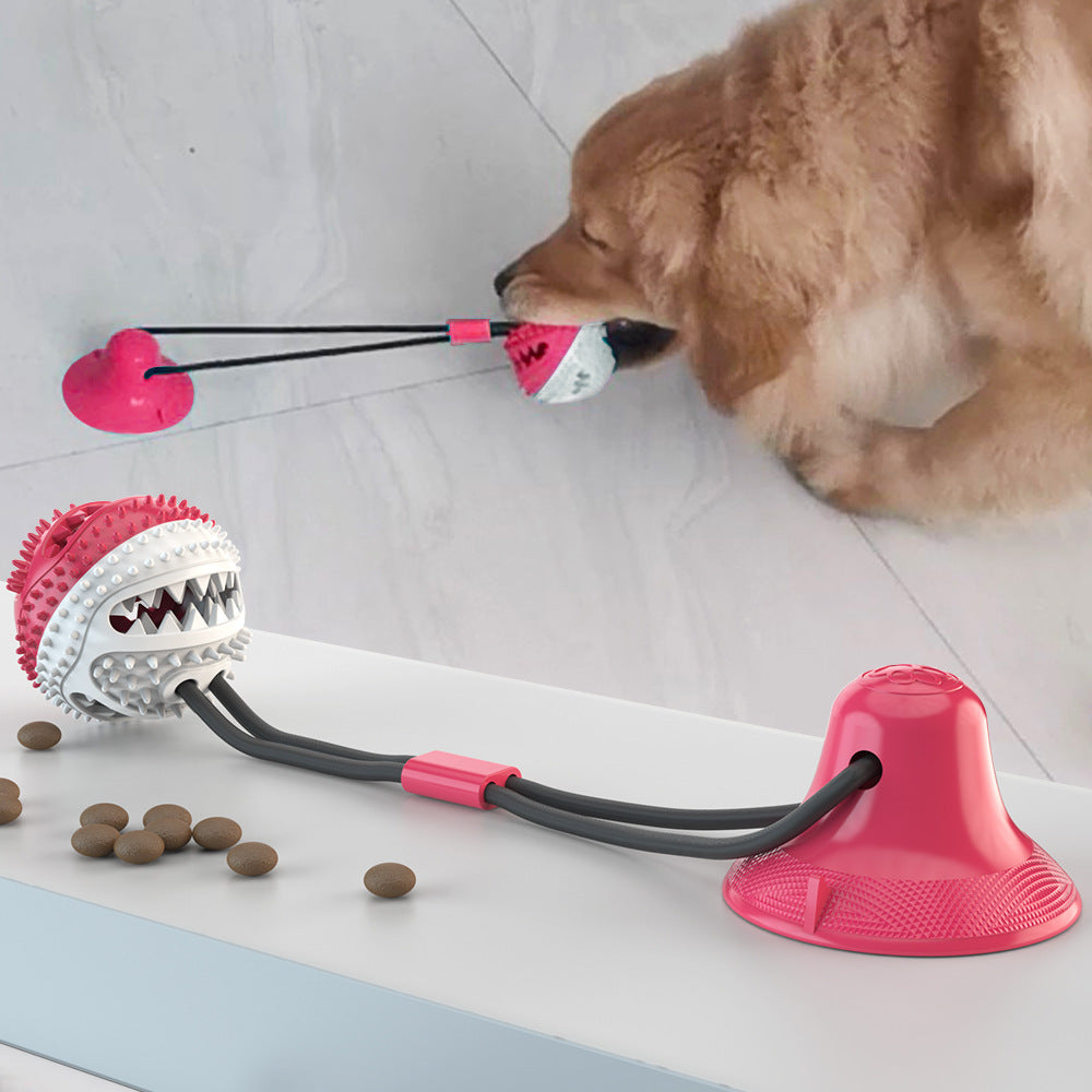 Suction-Cup Tug & Treat Ball