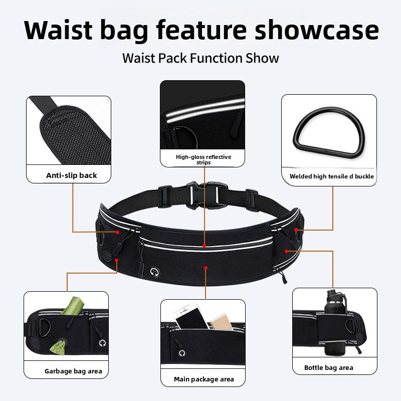 Hands-Free Leash with Waist Bag