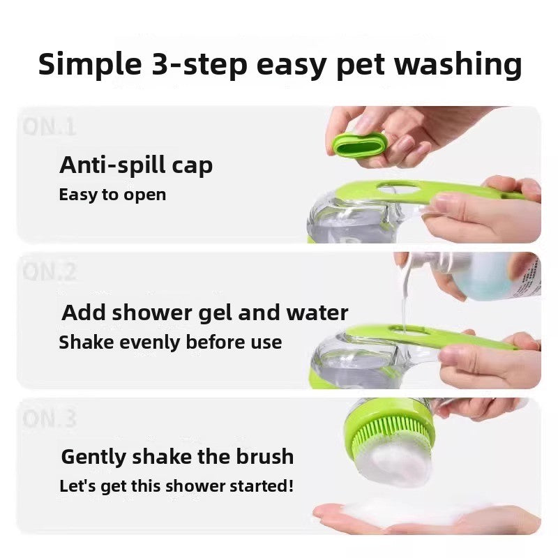 Silicone Dog Shampoo Brush