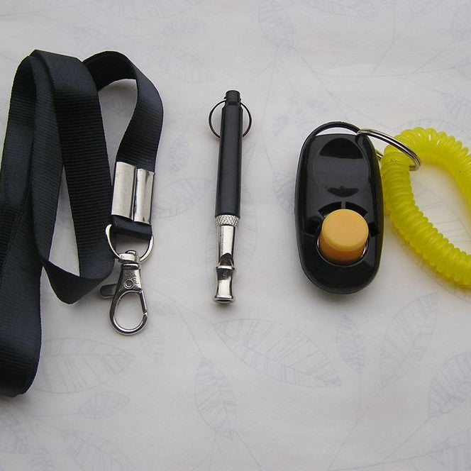 Whistle & Clicker Dog Training Set