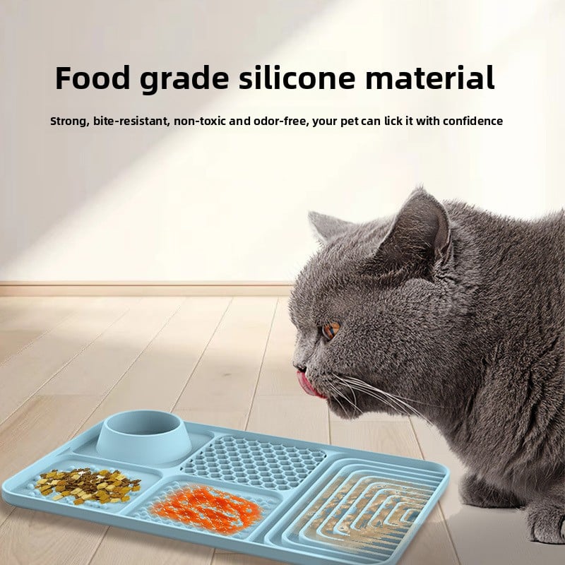 Silicone Dog Lick Mat with Suction Cups