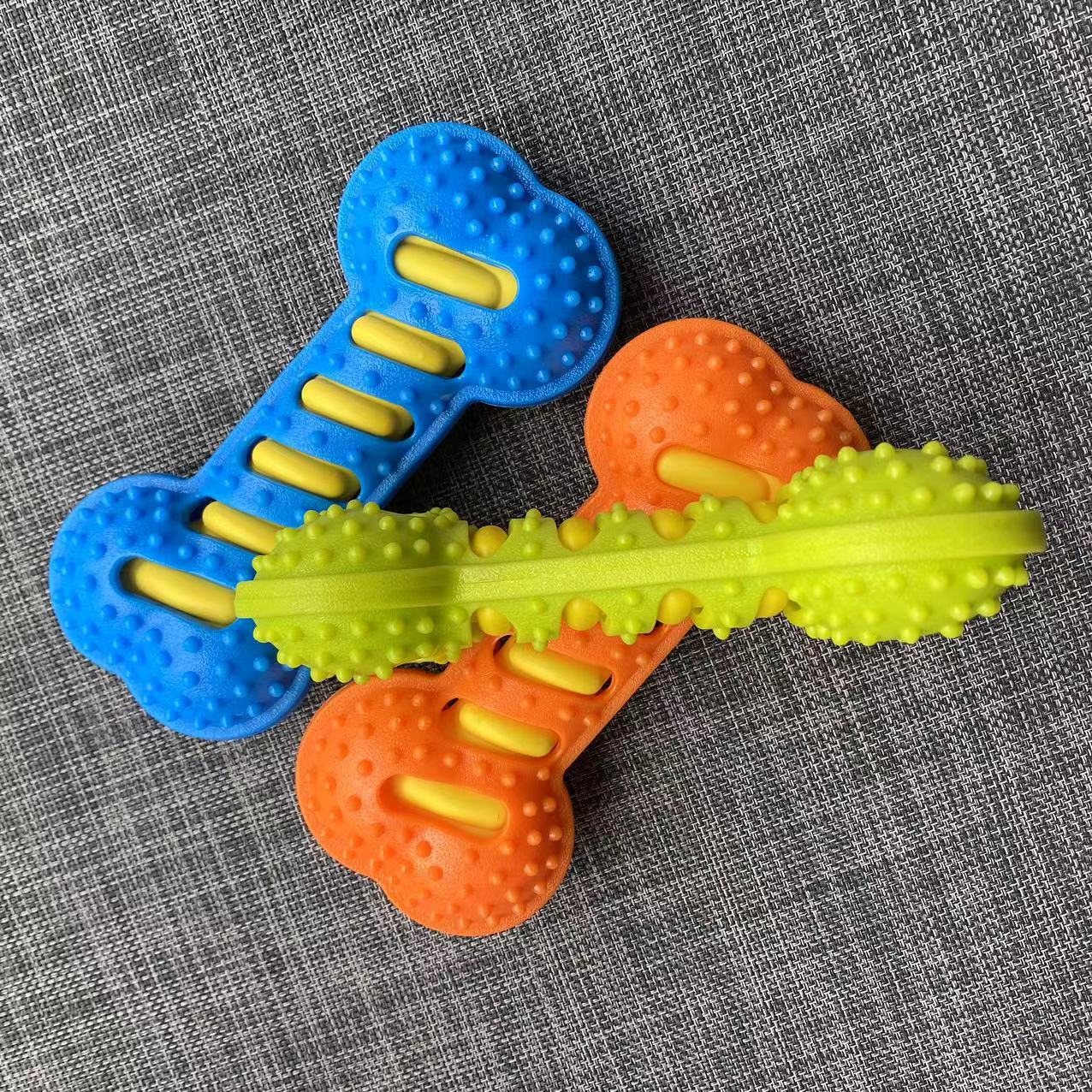 Durable Squeaky Bone Chew Toy