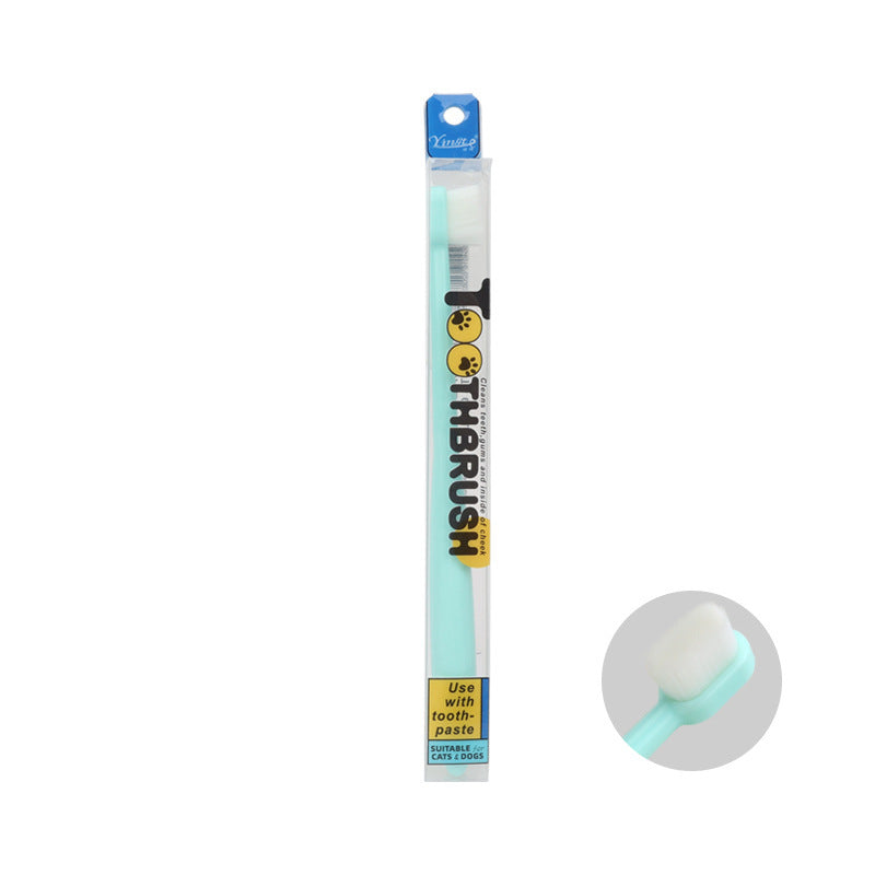 360° Soft-Bristle Pet Toothbrush