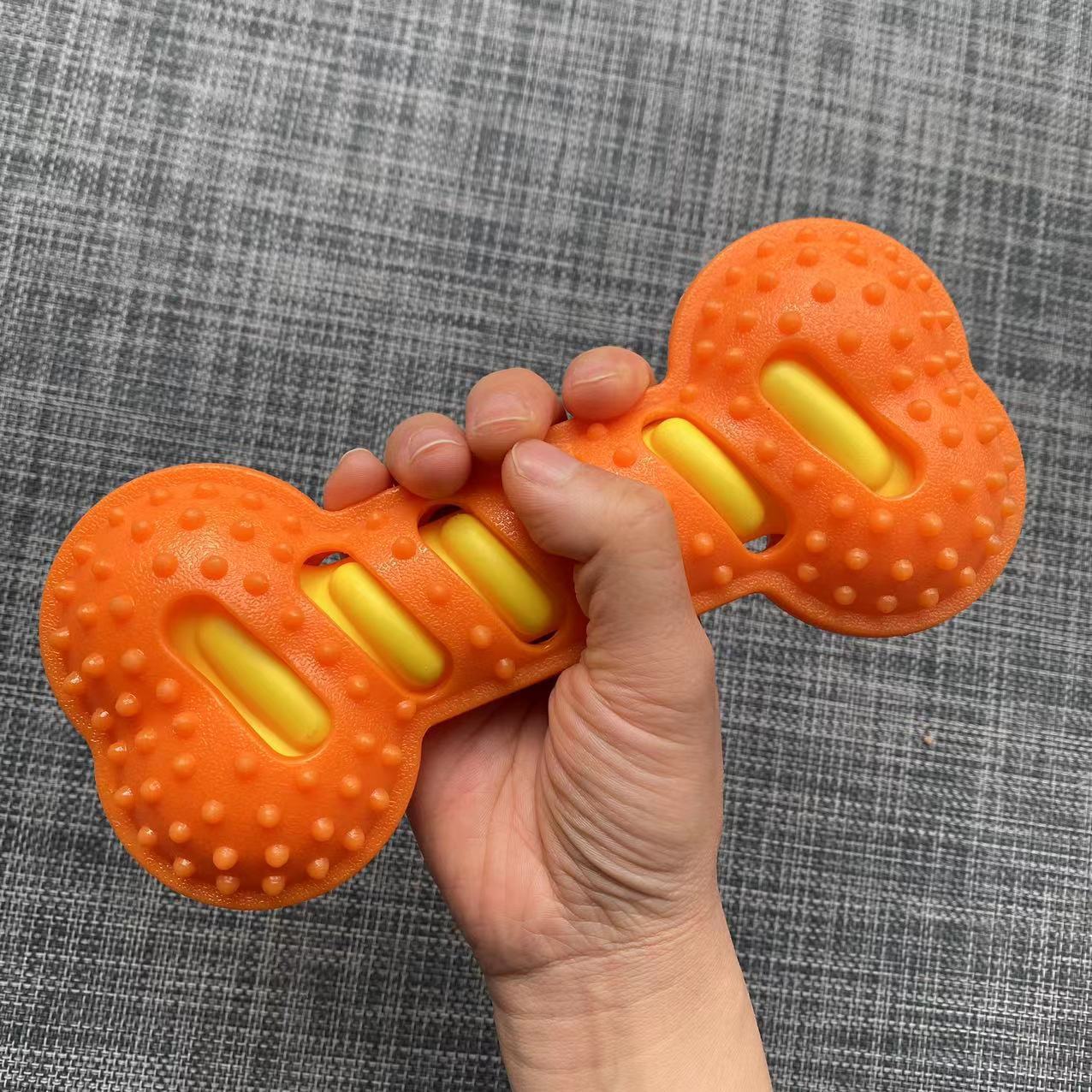 Durable Squeaky Bone Chew Toy