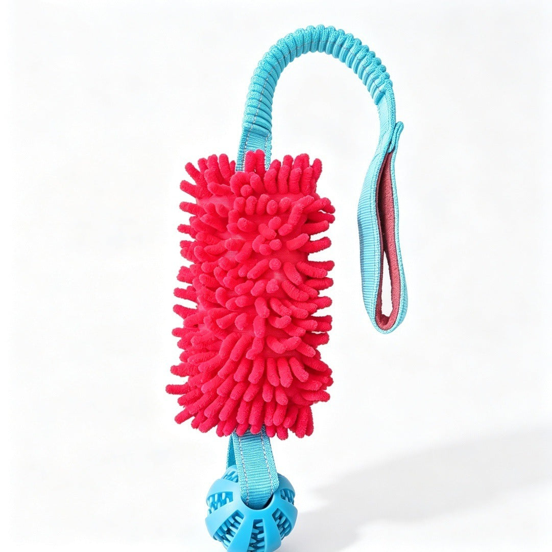 Plush Rope Squeaker Toy