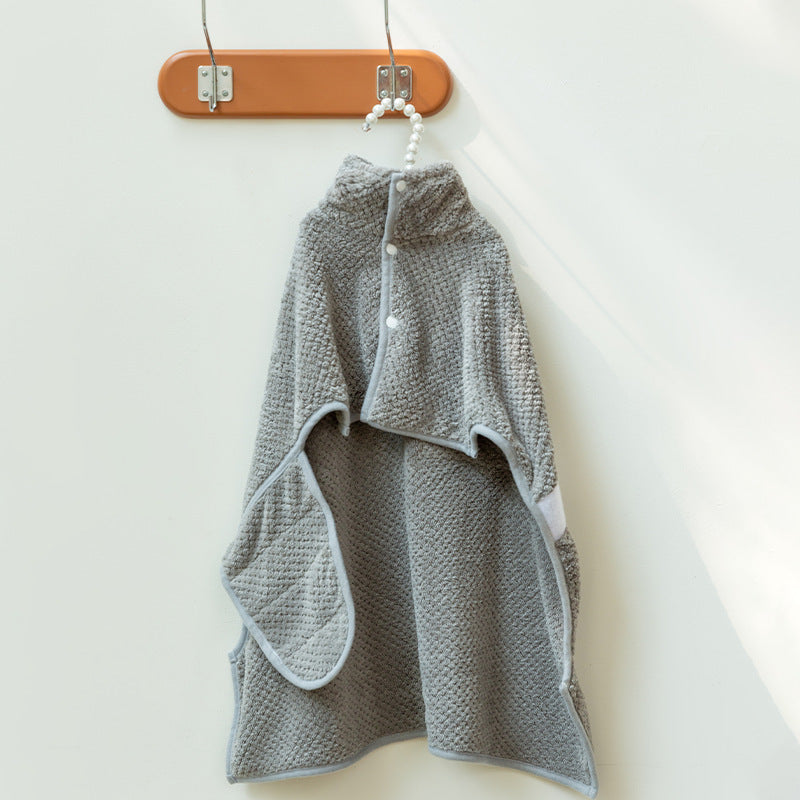 Quick-Dry Dog Bathrobe Towel