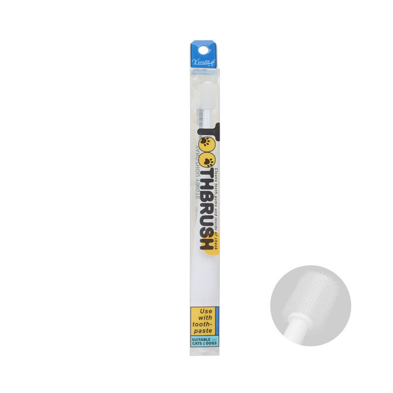 360° Soft-Bristle Pet Toothbrush