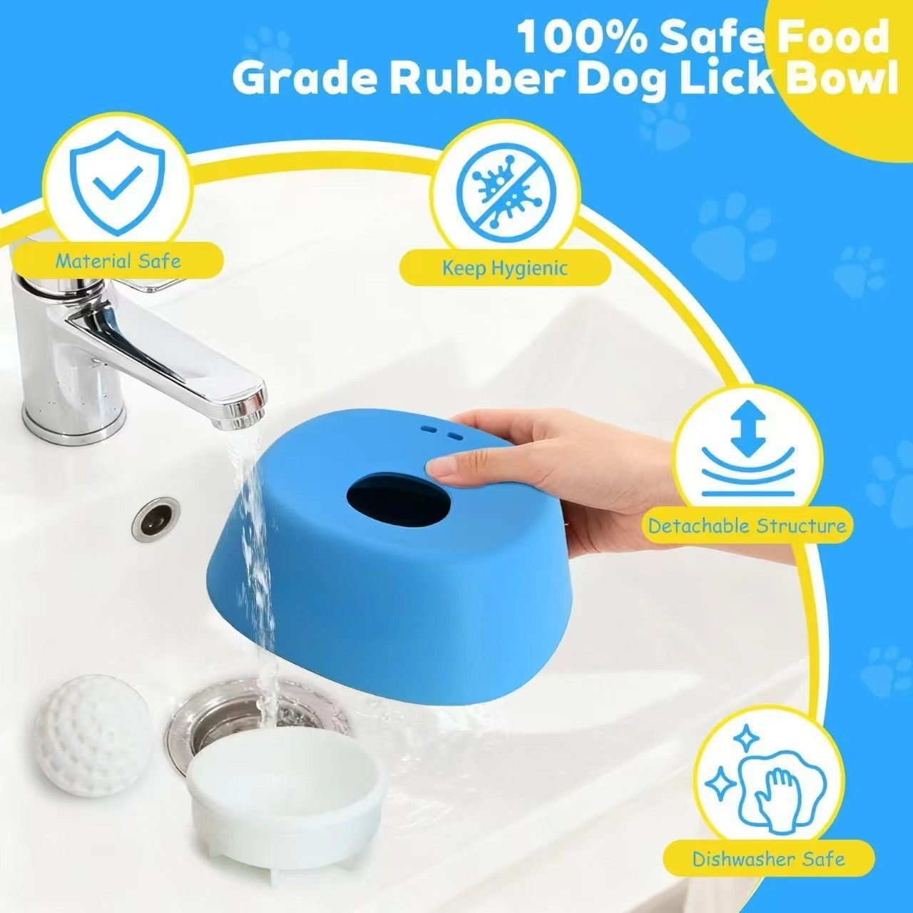 Dog Slow Feeder Lick Mat Bowl