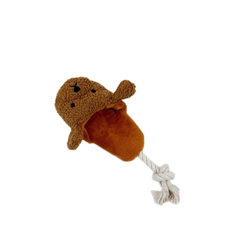 Realistic Plush Squeaker Toy