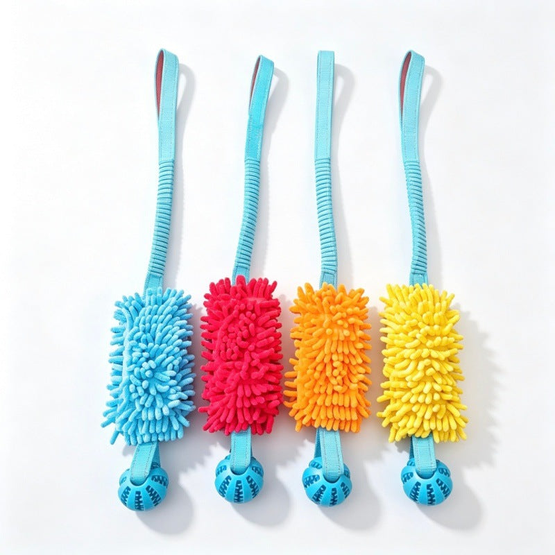 Plush Rope Squeaker Toy