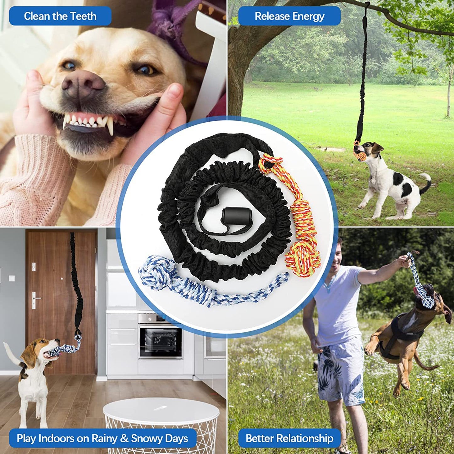 Interactive Door Tug Rope Toy