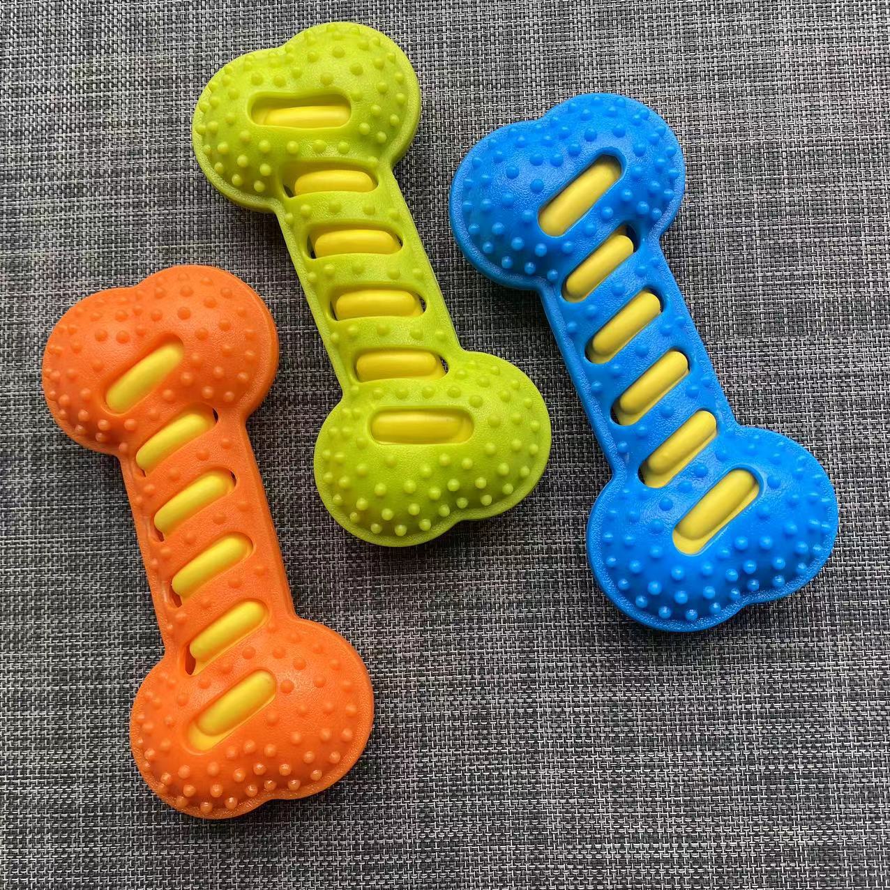 Durable Squeaky Bone Chew Toy