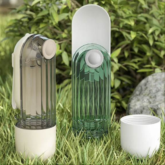 2-in-1 Dog Travel Water Bottle