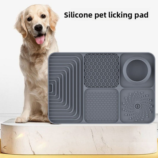 Silicone Dog Lick Mat with Suction Cups