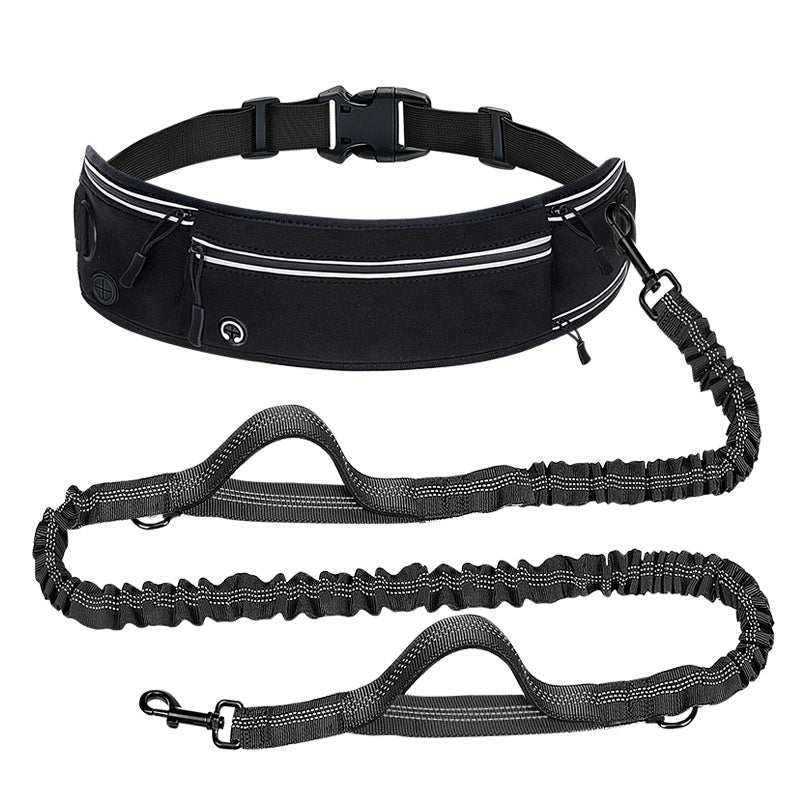Hands-Free Leash with Waist Bag