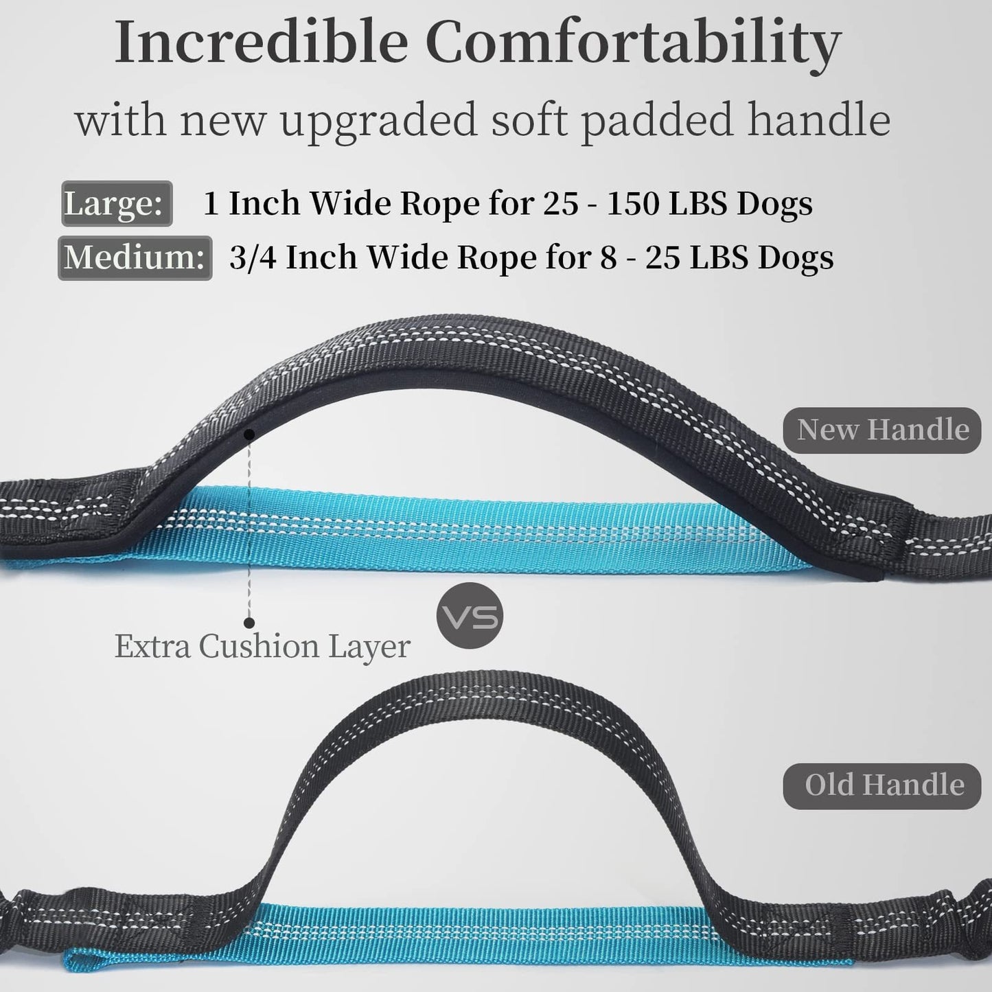 Reflective Hands-Free Dog Walking Leash
