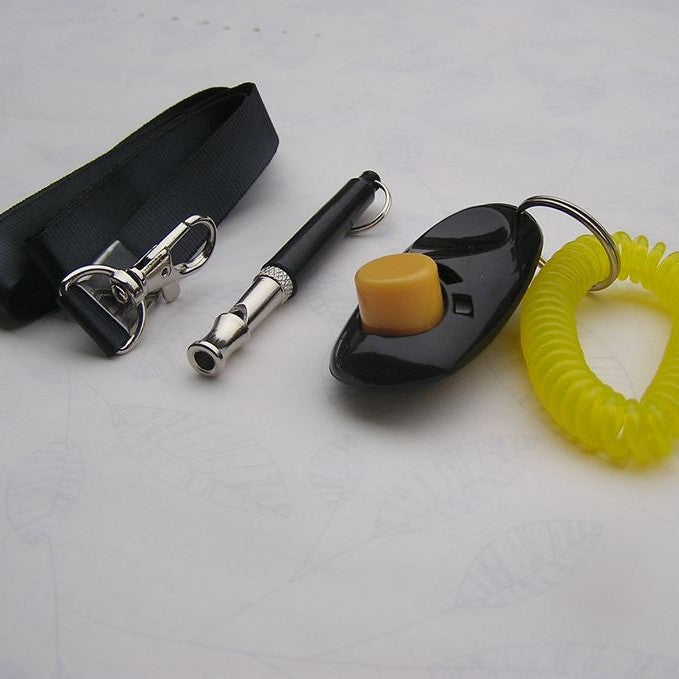 Whistle & Clicker Dog Training Set