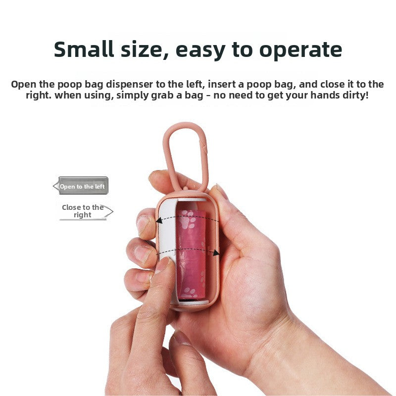 Dog Waste Bag Dispenser with Clip