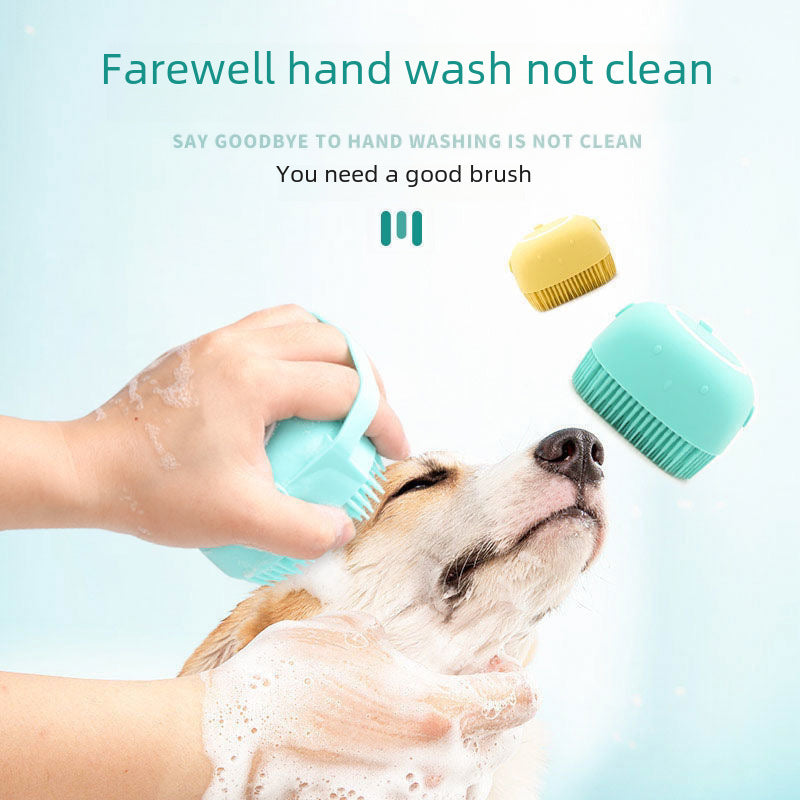 Silicone Pet Bath Massage Brush