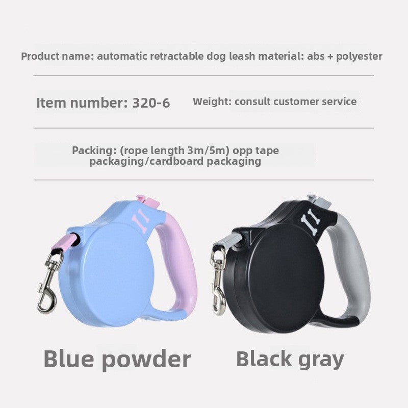 Shock-Absorbing Retractable Leash