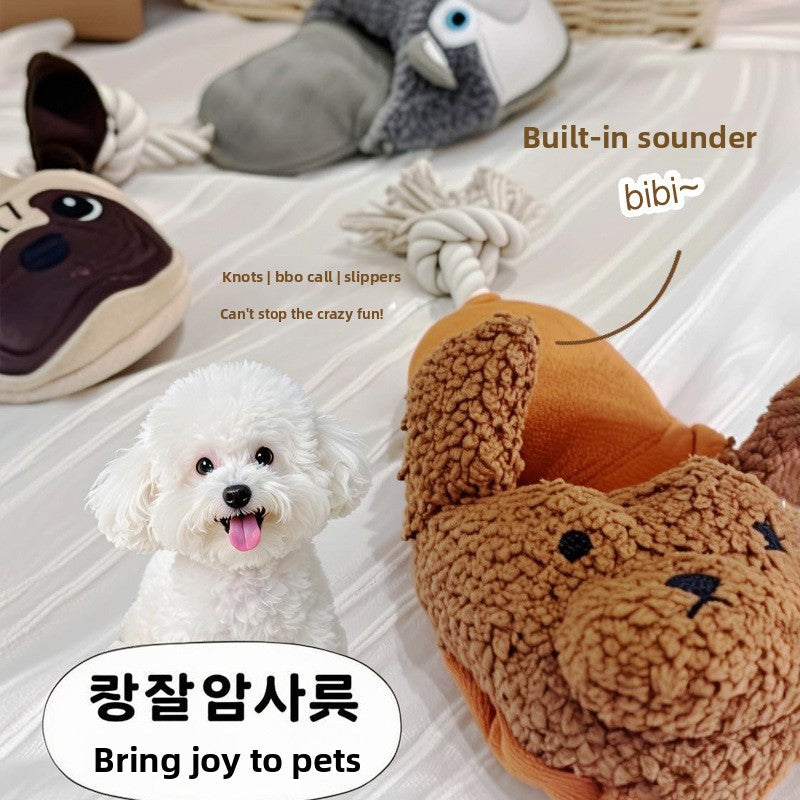 Realistic Plush Squeaker Toy