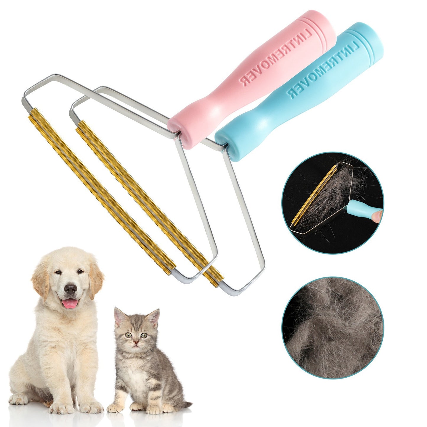 Reusable Pet Hair Remover for Fabrics & Carpets