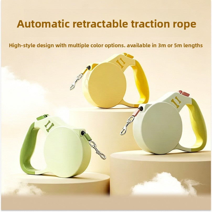 Shock-Absorbing Retractable Leash