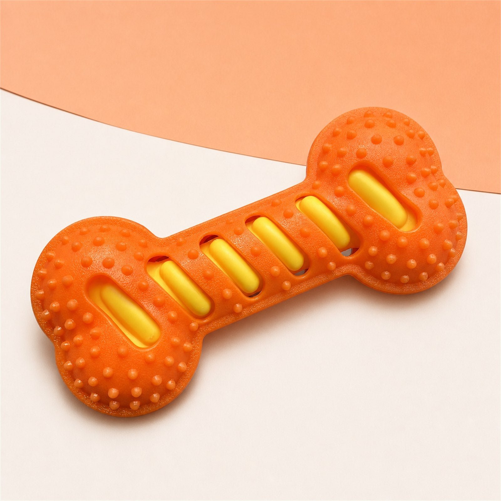 Textured Squeaky Bone Toy - Image 2