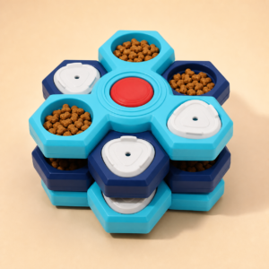 Rotating Dog Puzzle Feeder - 3 Layers