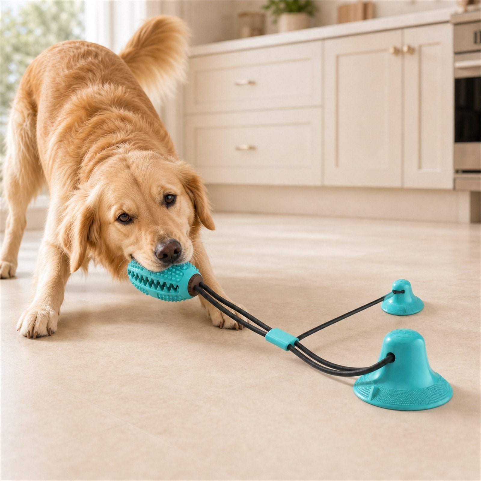 Suction-Cup Treat & Tug Toy - Image 2