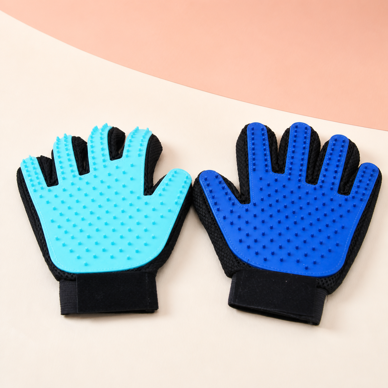 Dog Bathing & Grooming Glove - Blue Five-Finger Glove