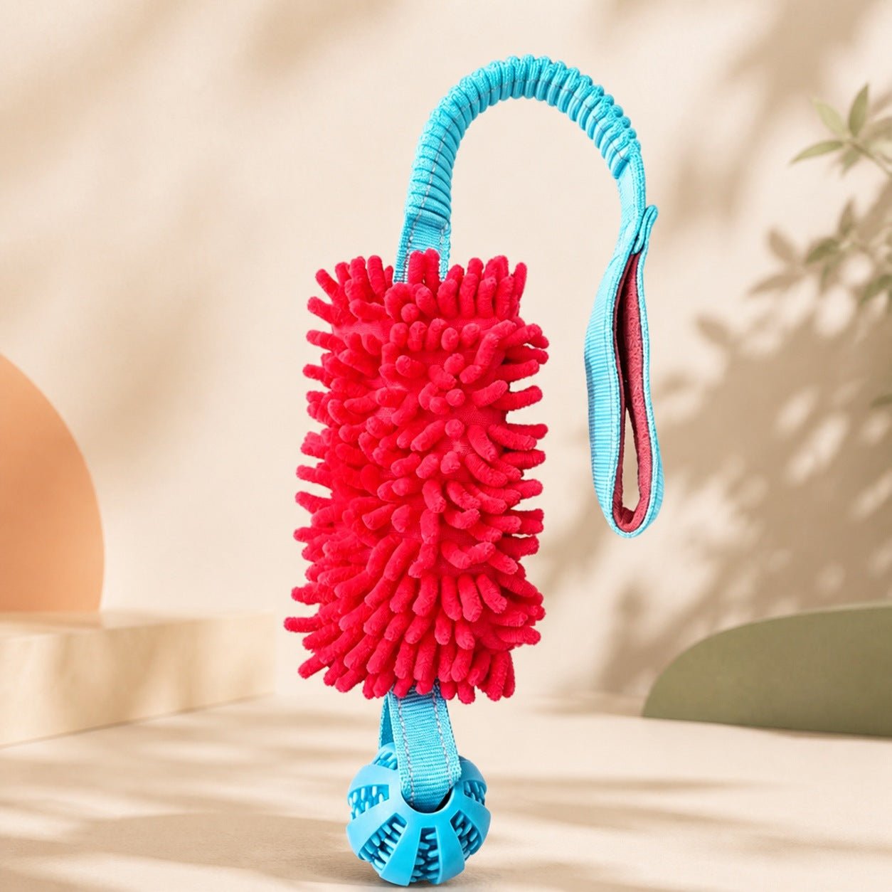 Plush Rope Tug Toy with Ball