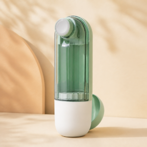 2-in-1 Dog Travel Water Bottle - Green