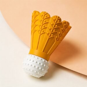 Treat-Dispensing Dog Shuttlecock Toy